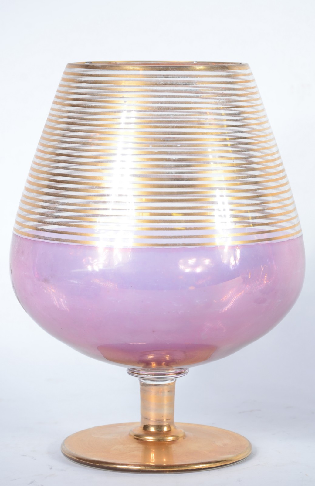 Conjunto com 6 taças para conhaque, taça grande e bowl de vidro com... - foto 4 de 6