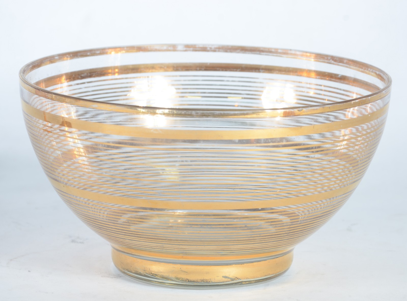 Conjunto com 6 taças para conhaque, taça grande e bowl de vidro com... - foto 5 de 6