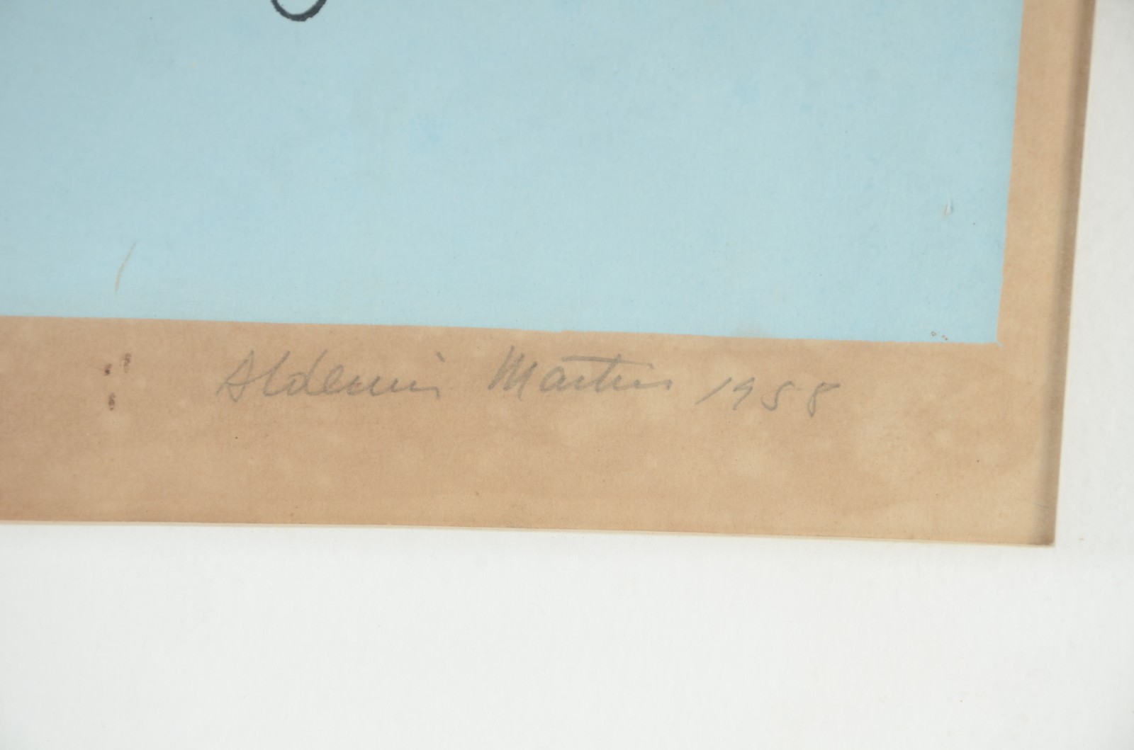 Aldemir Martins (1922-2006), Pássaro Azul - foto 3 de 5