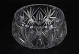 Bowl de cristal tcheco lapidado. - Bowl de cristal tcheco lapidado.