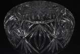 Bowl de cristal tcheco lapidado. - Bowl de cristal tcheco lapidado.