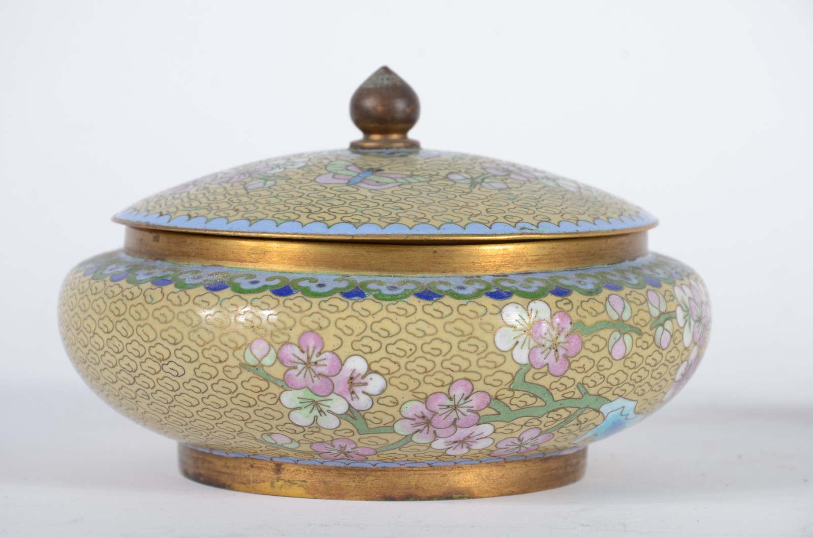 Cinco peças diversas orientais, sendo: bomboniere e pato de cloisoné... - foto 3 de 10