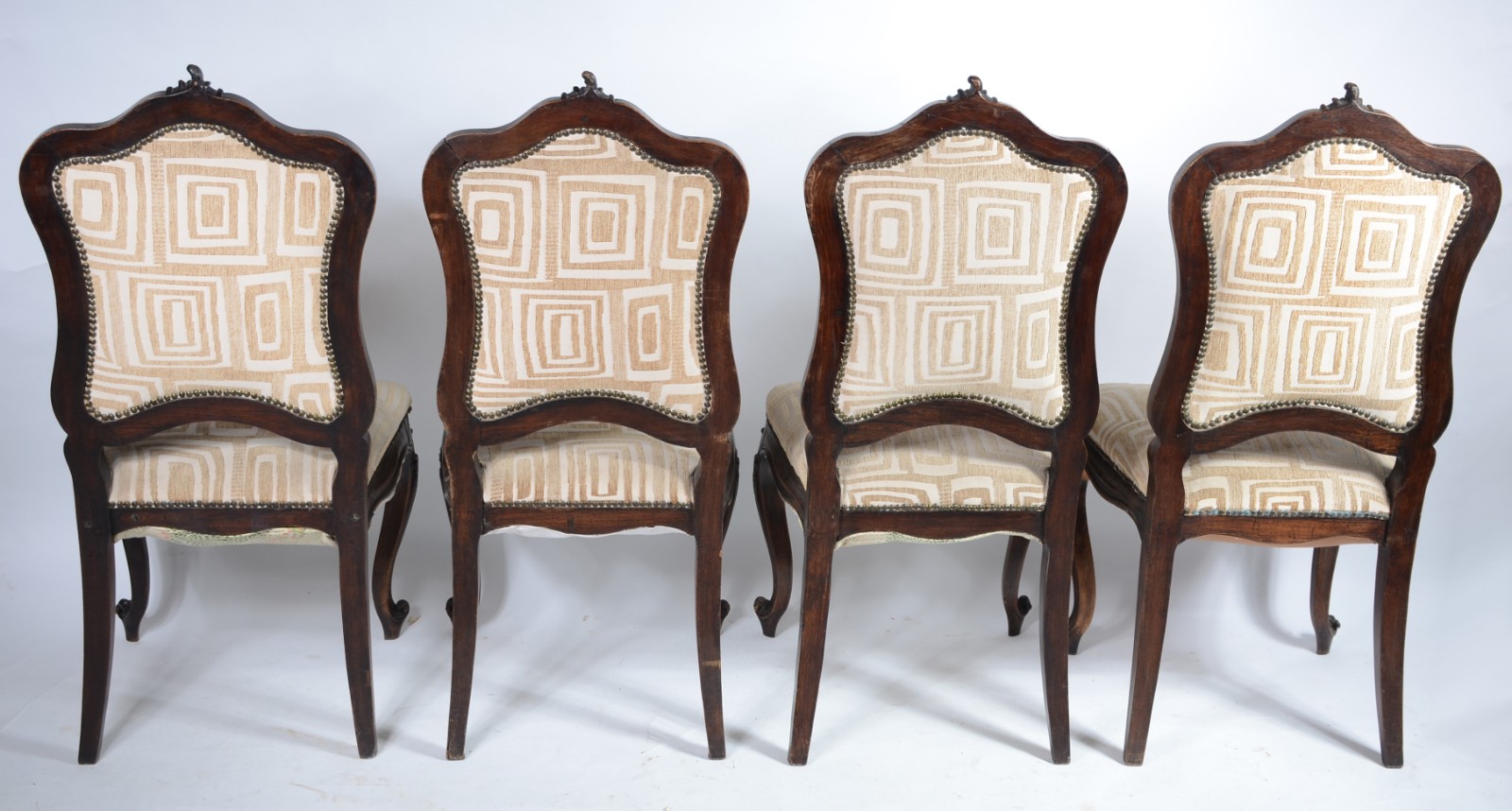 Conjunto com 4 cadeiras de madeira nobre para sala de jantar... - foto 6 de 8