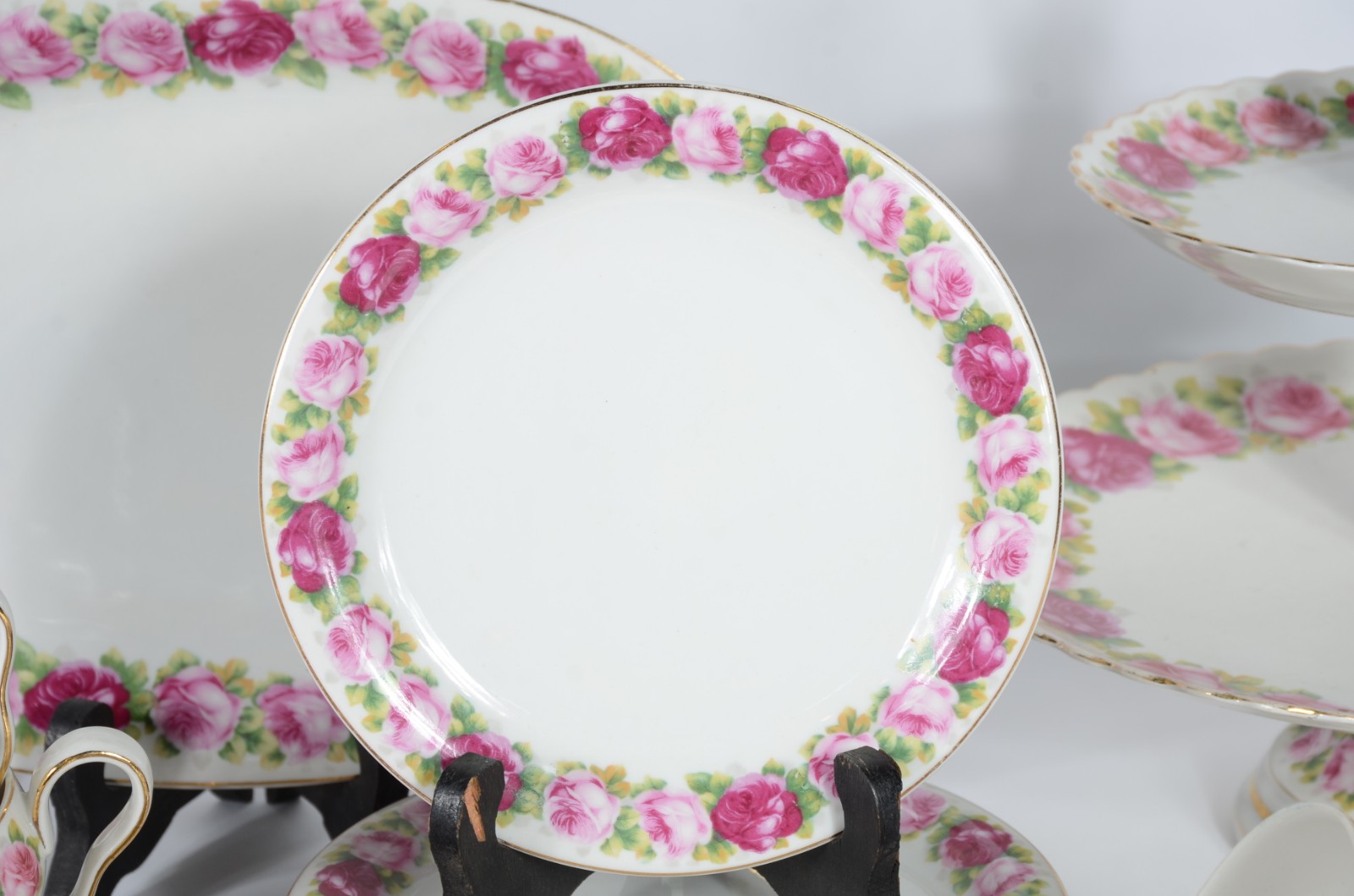Aparelho de jantar, chá e café de porcelana Saler na cor branca... - foto 4 de 9