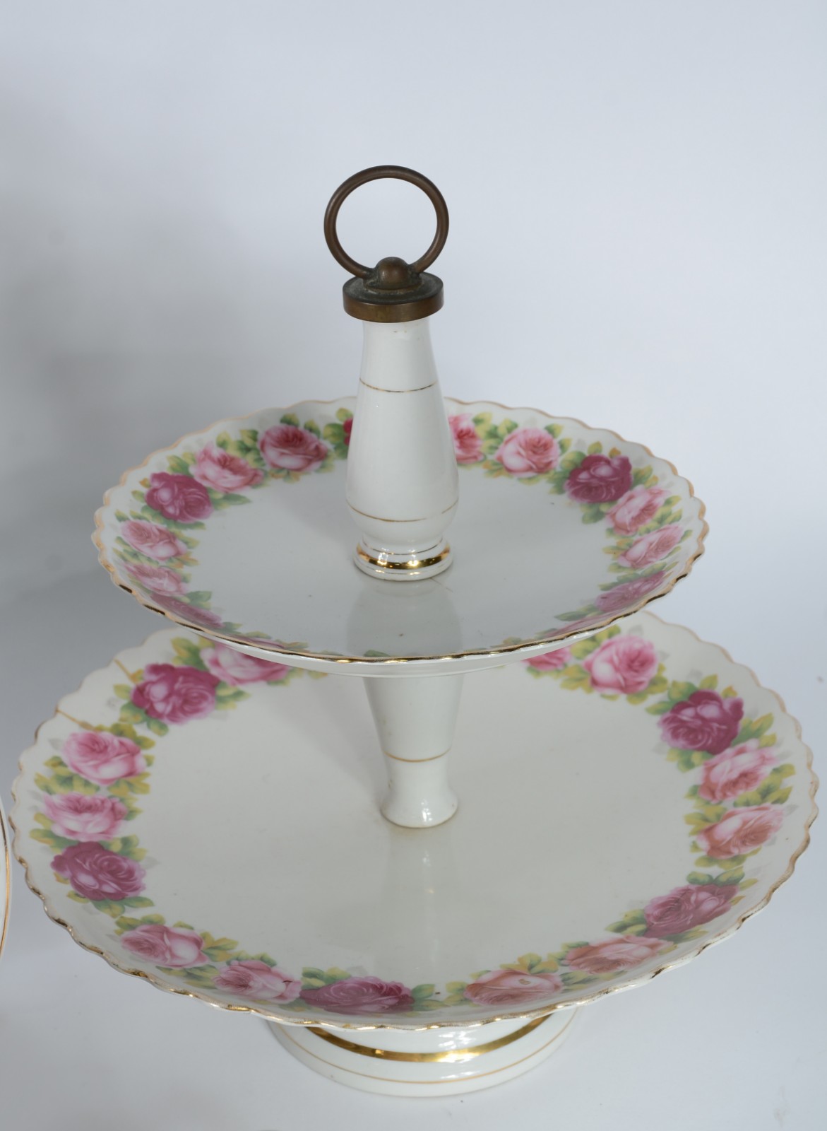 Aparelho de jantar, chá e café de porcelana Saler na cor branca... - foto 6 de 9