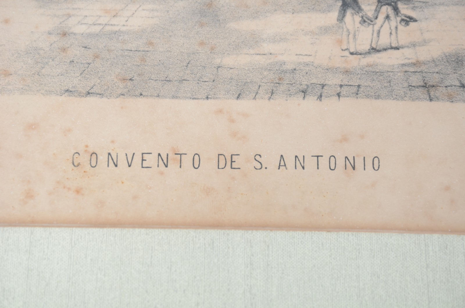 Três litografias, sendo uma Convento de Santos - Rio de Janeiro - P... - foto 3 de 7
