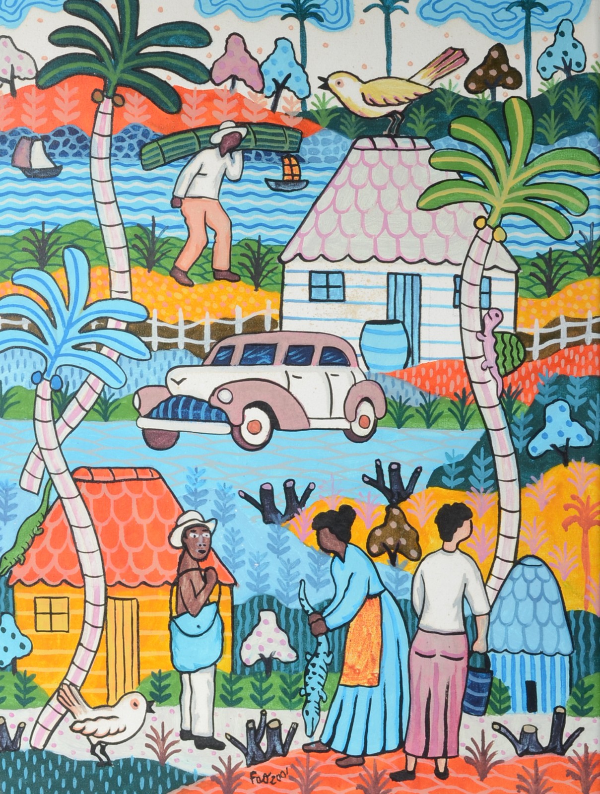 Figuras, casas e árvores - foto 1 de 4