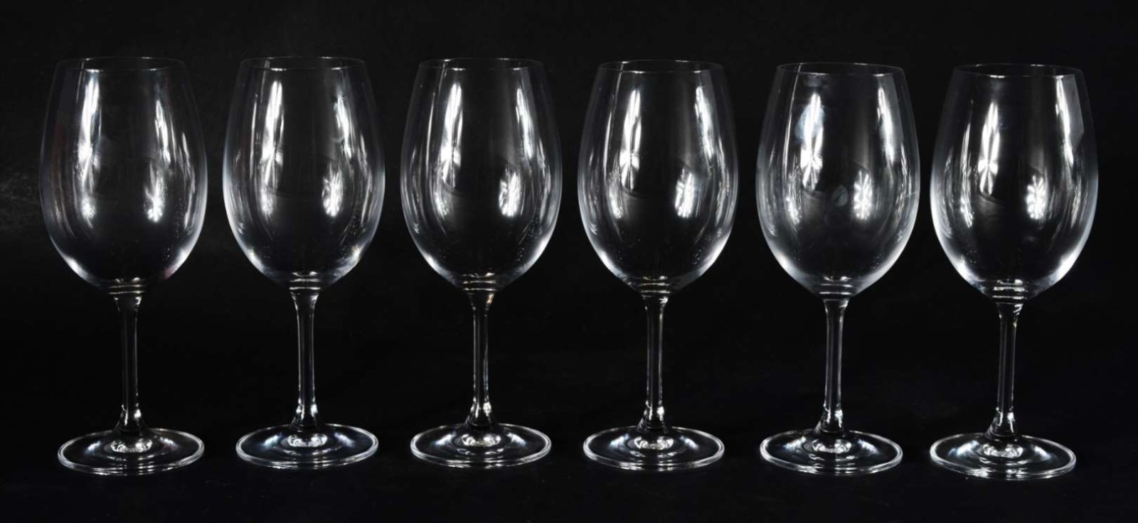Seis taças de cristal para vinho, 430 ml. - foto 1 de 2