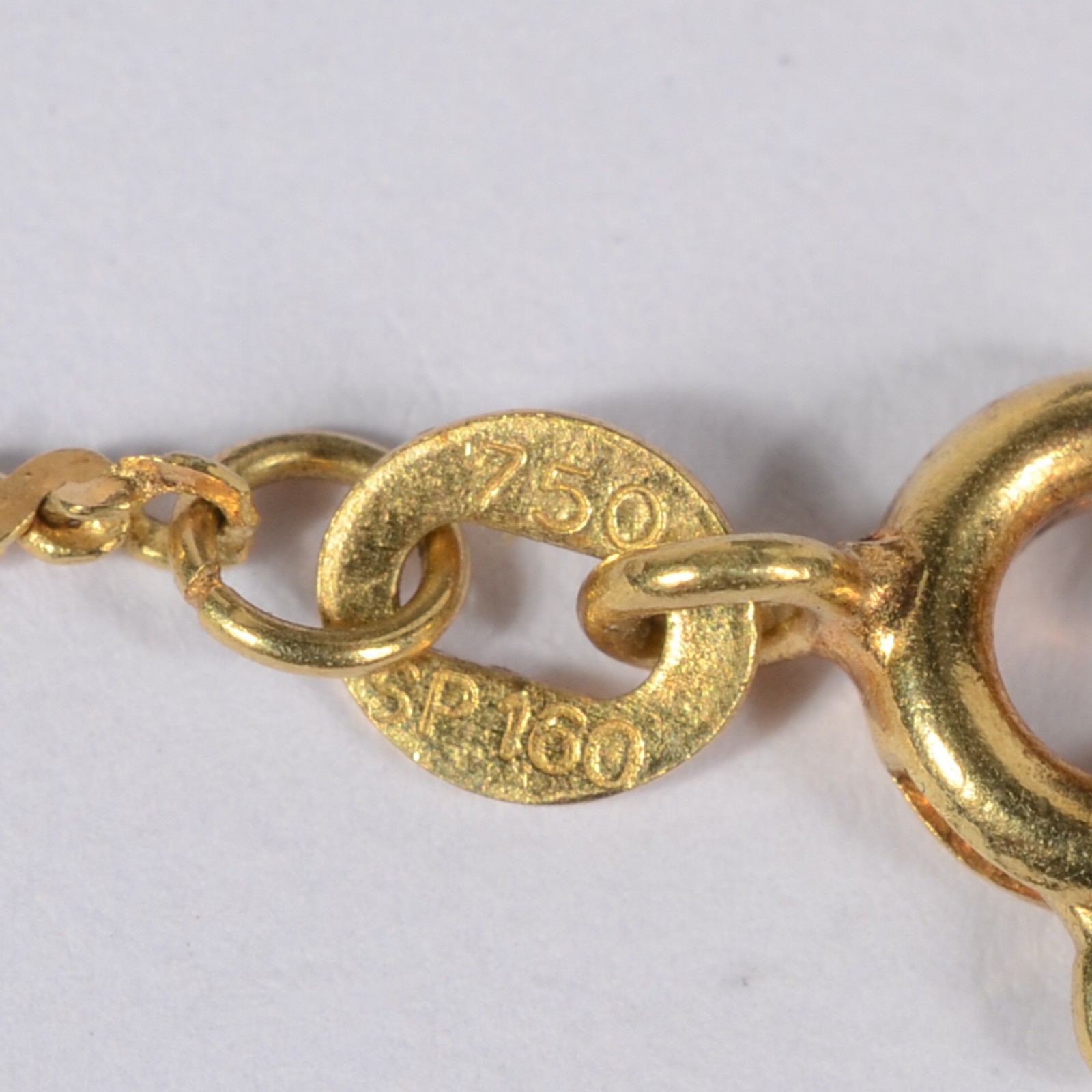 Pulseira de ouro 18 k., contraste 750 mls. (Por motivos de segurança... - foto 5 de 5
