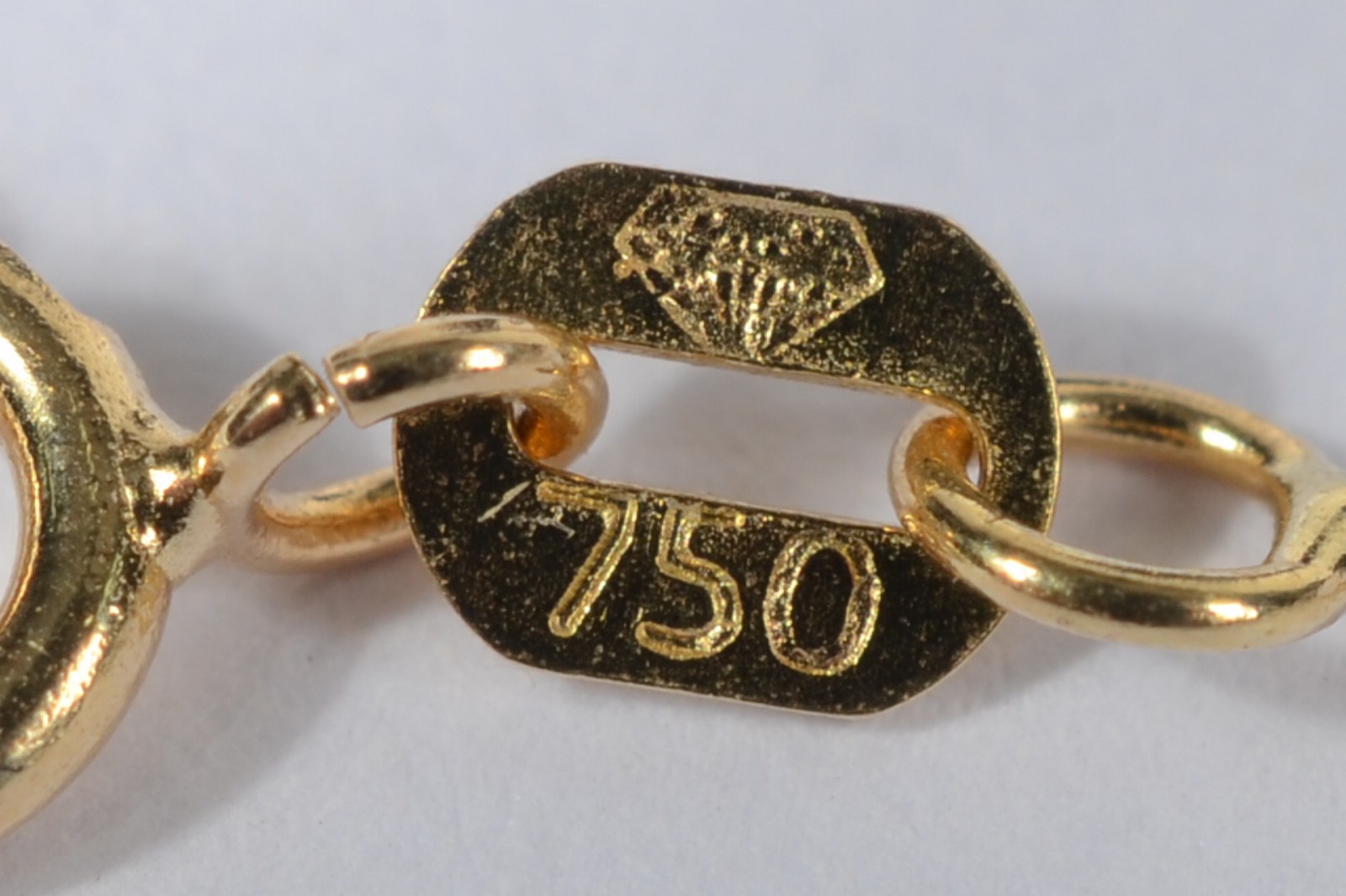 Colar de ouro 18 k., contraste 750 mls. (Por motivos de segurança a... - foto 4 de 5