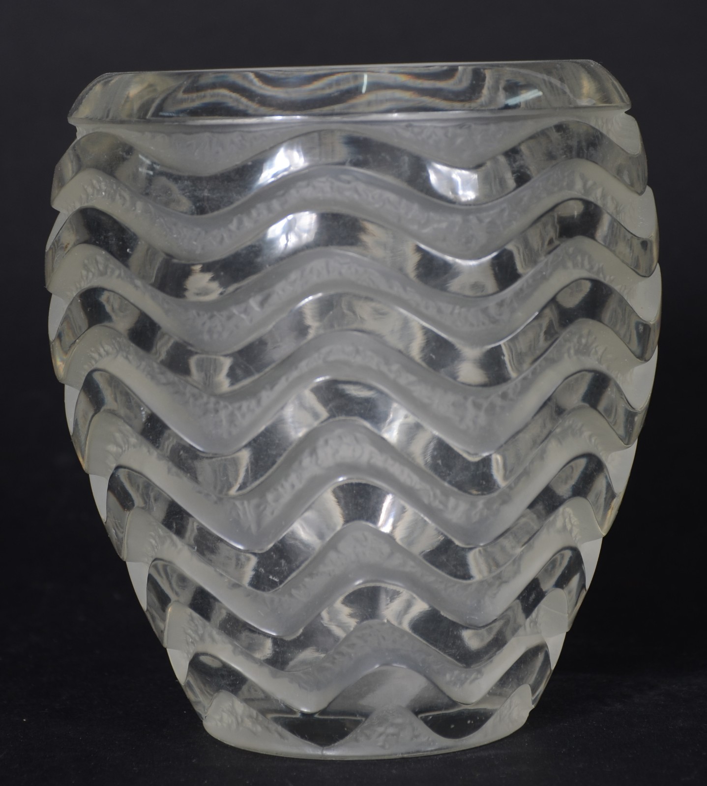 René Lalique (1860-1945), "Méandres" Vase - foto 1 de 7