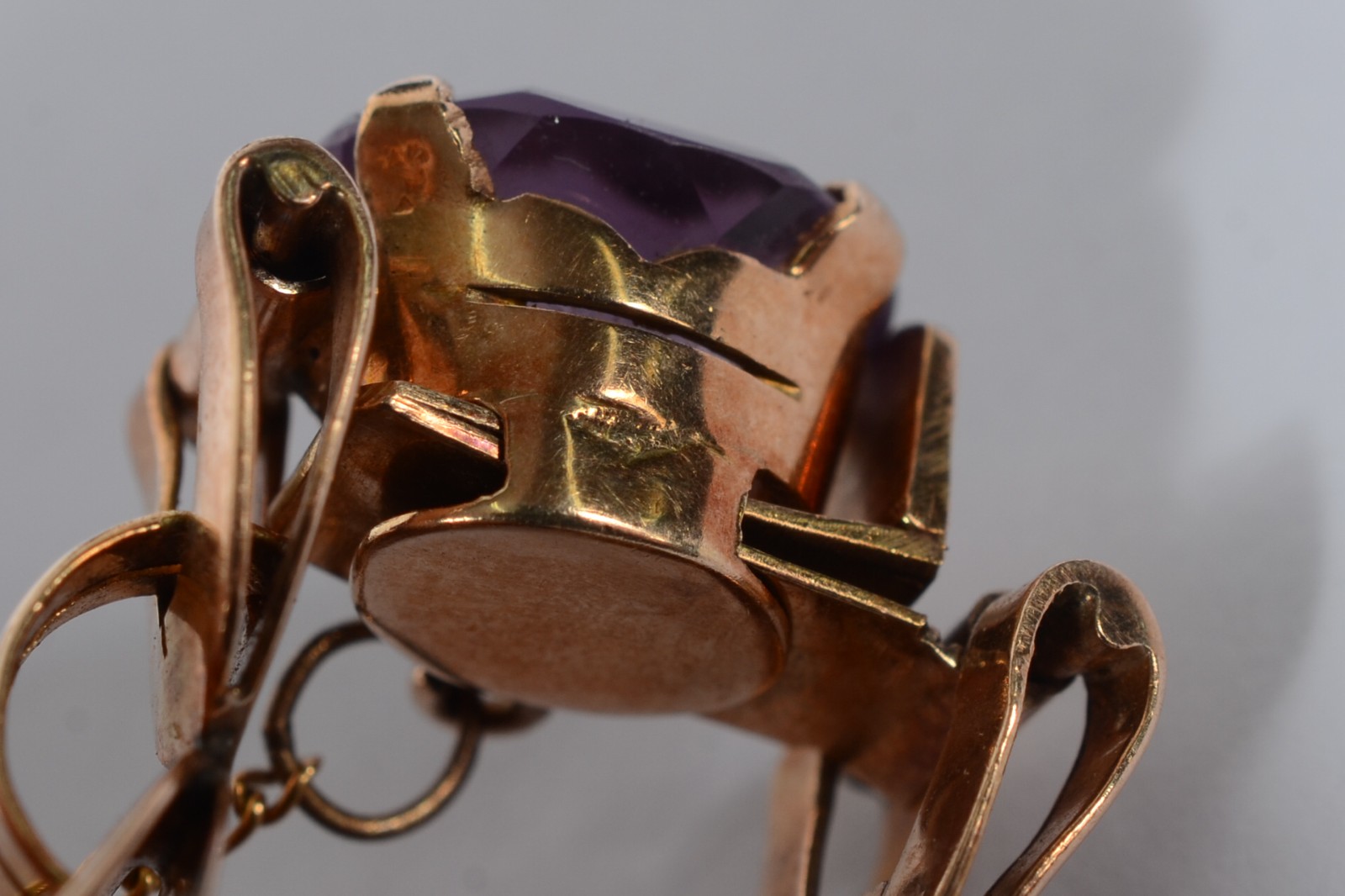 Pulseira de ouro 18 k., com pedras brasileiras coloridas. (Por... - foto 4 de 4