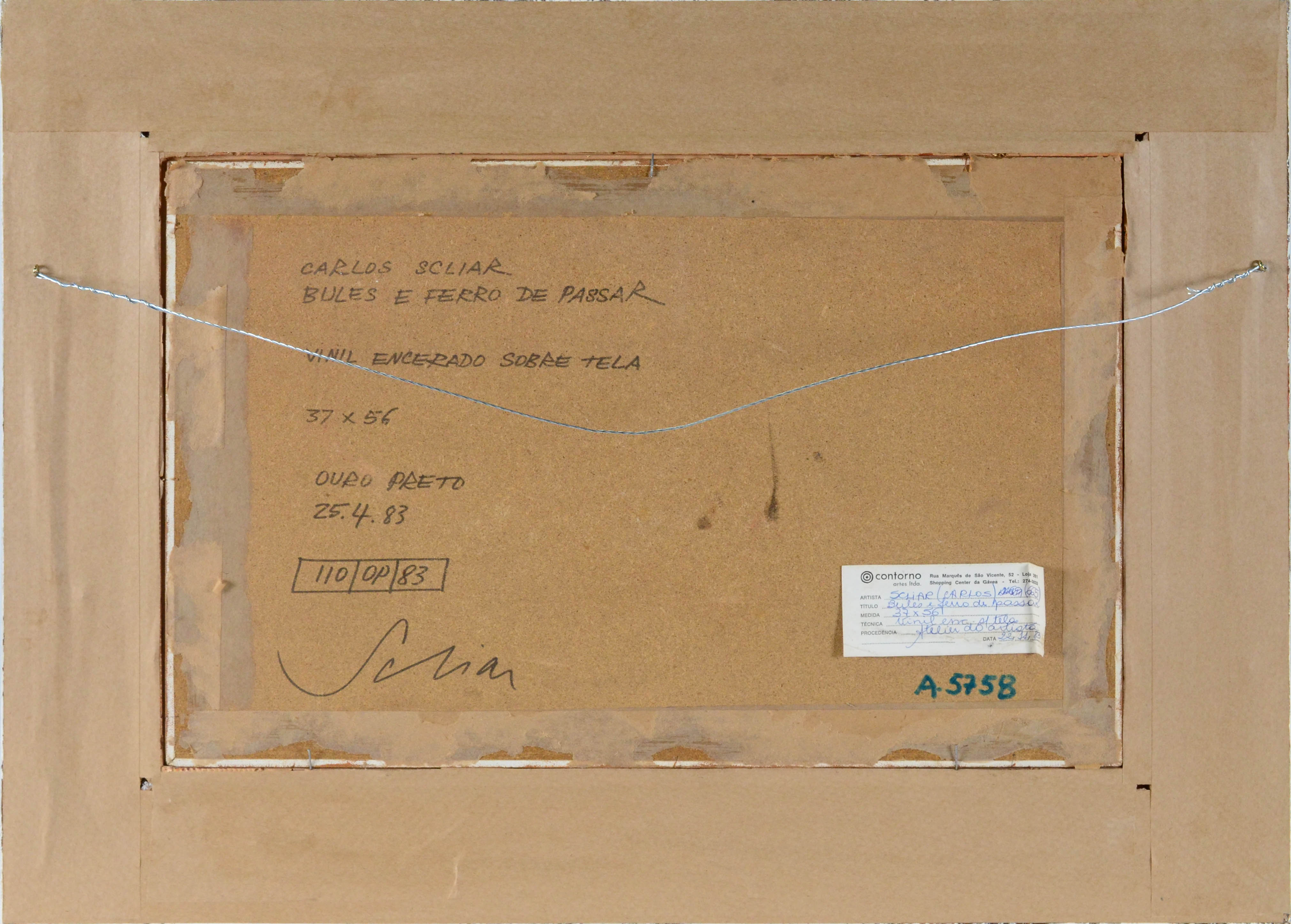 Carlos Scliar (1920-2001), Bules e ferro de passar - foto 3 de 3