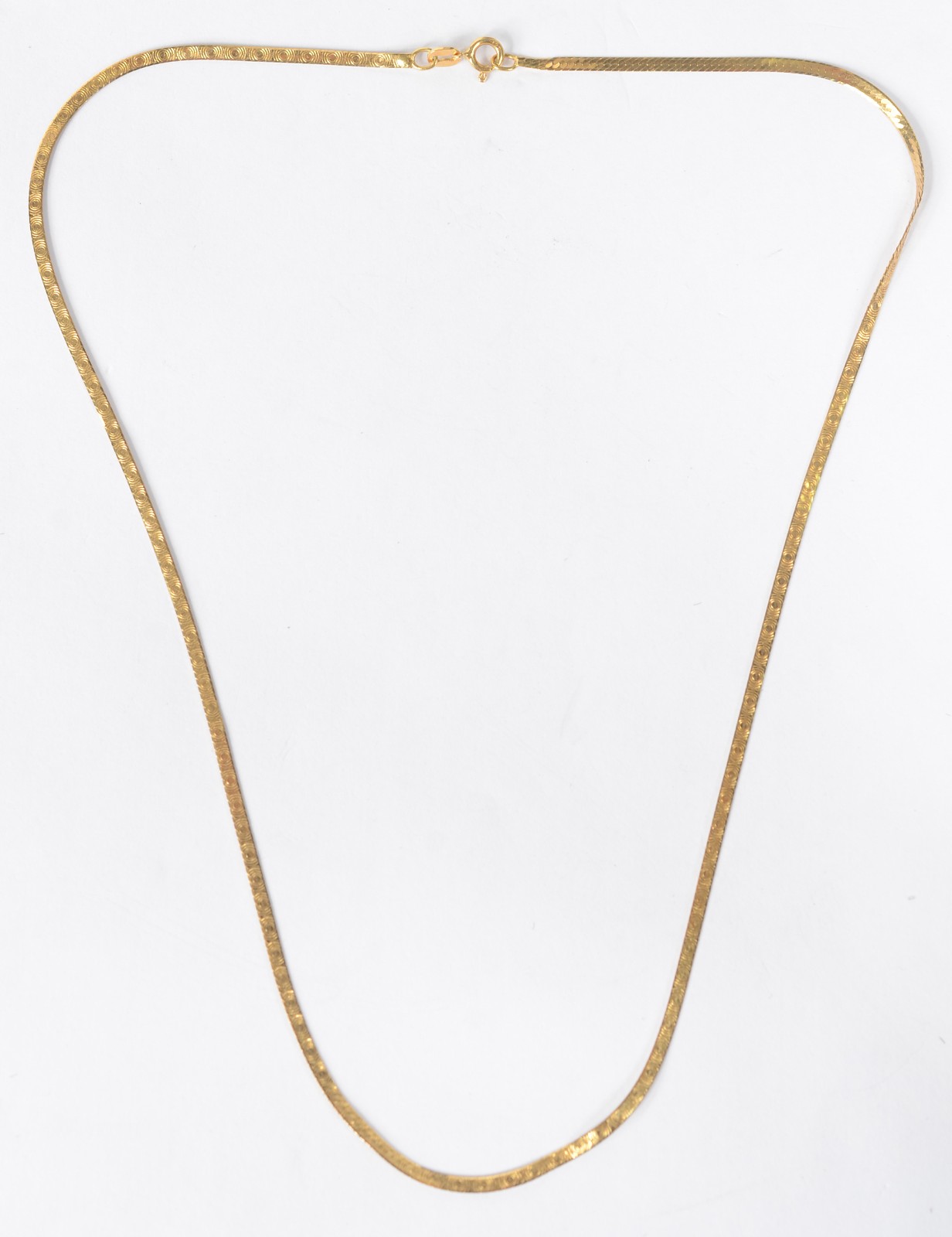 Colar de ouro 18 k., contraste 750 mls. (Por motivos de segurança a... - foto 2 de 5