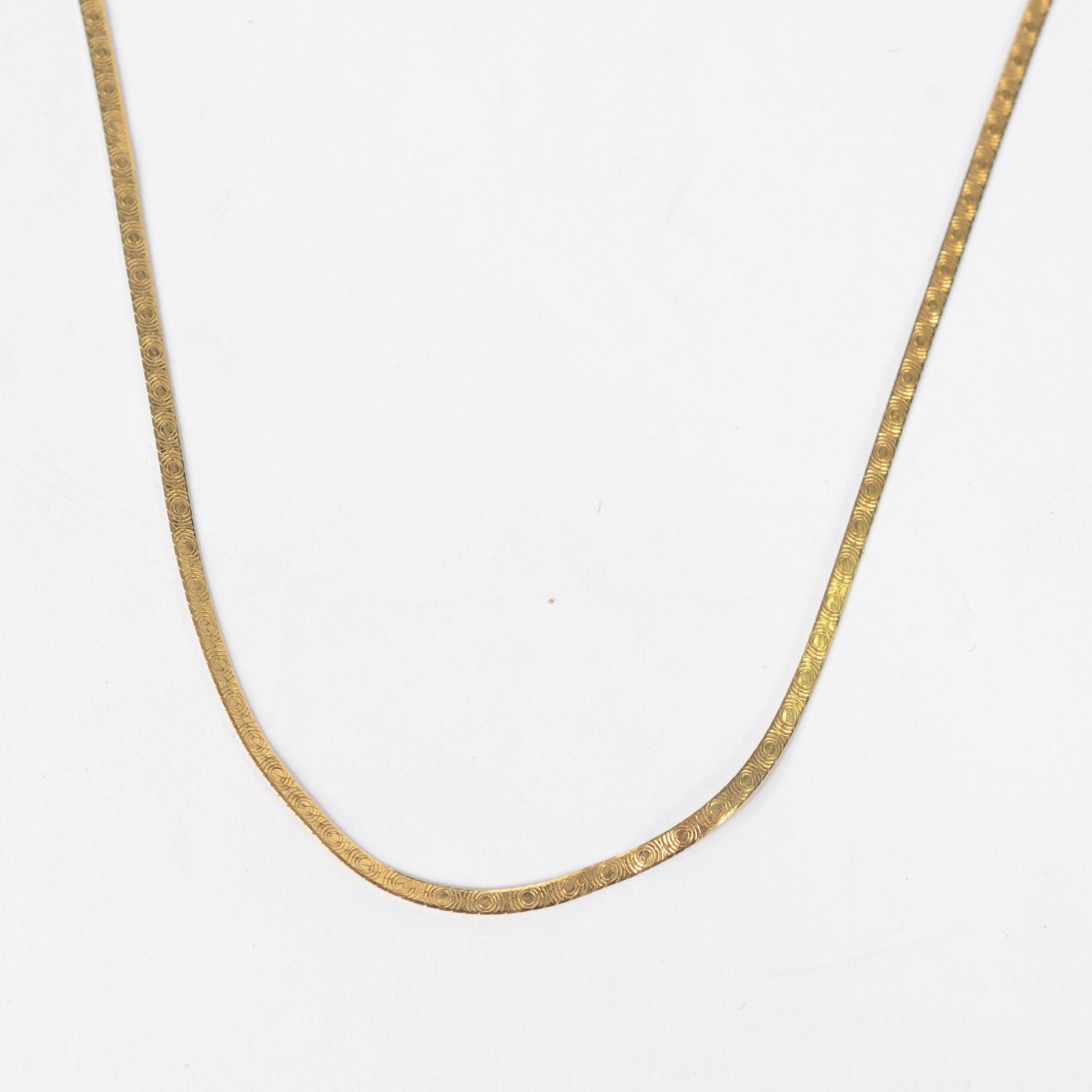 Colar de ouro 18 k., contraste 750 mls. (Por motivos de segurança a... - foto 1 de 5