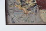 Leopoldo Gotuzzo (1887-1983), Flores - Óleo sobre tela. Datado 1956.