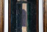 JAIME ESTEVES, A Porta - Óleo sobre eucatex.