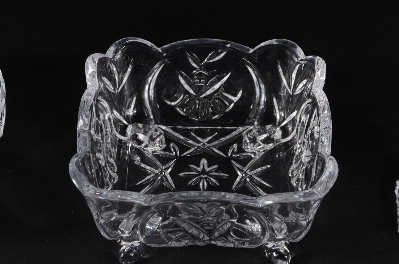 Três bombonieres de cristal europeu lapidado - foto 3 de 6