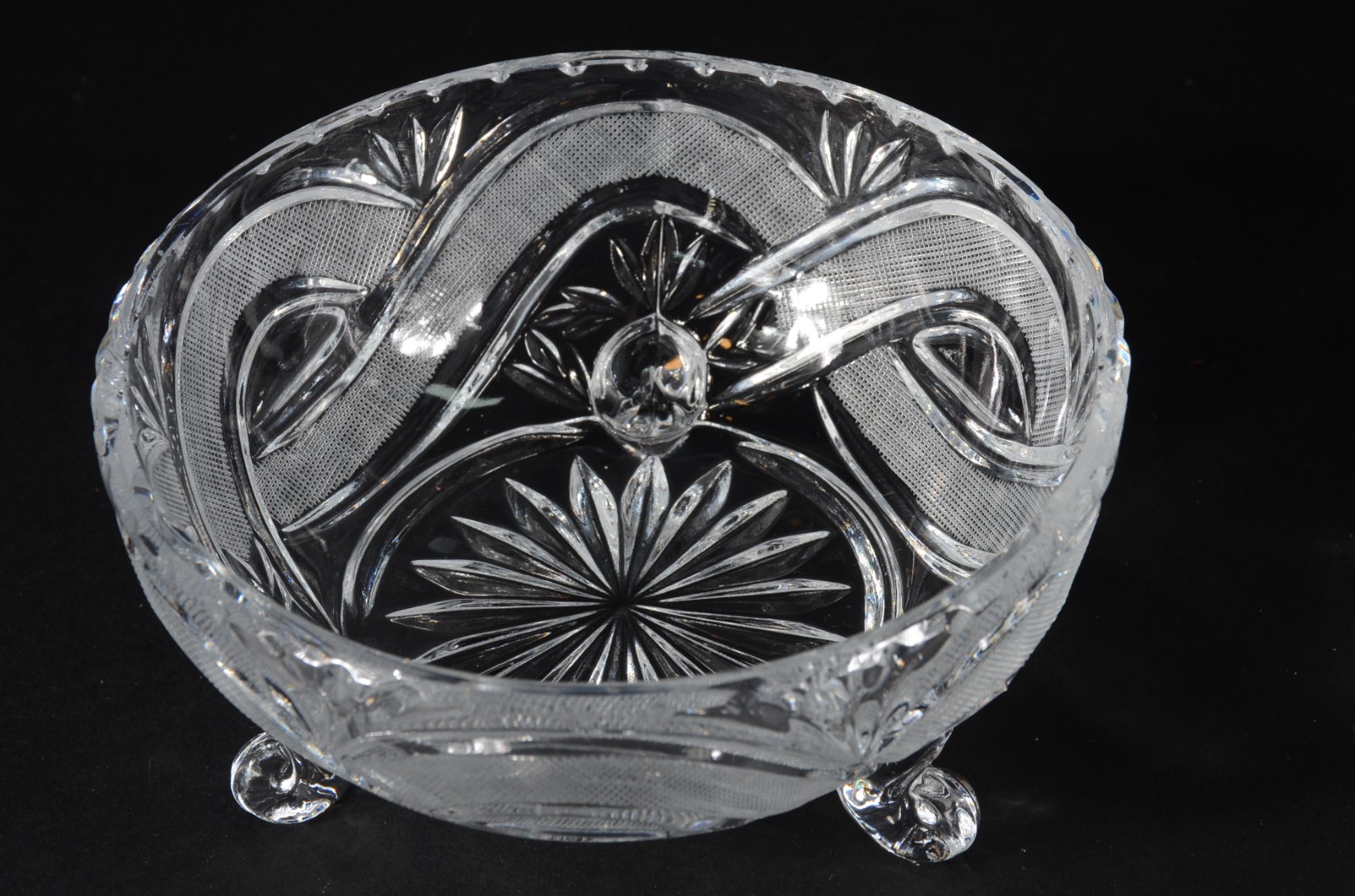 Três bombonieres de cristal europeu lapidado - foto 4 de 6