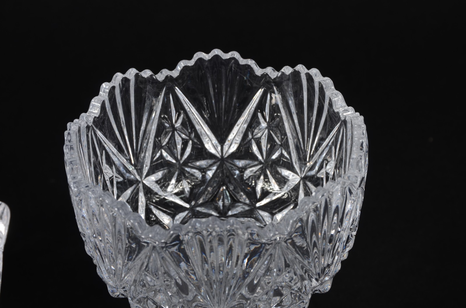 Três bombonieres de cristal europeu lapidado - foto 5 de 6