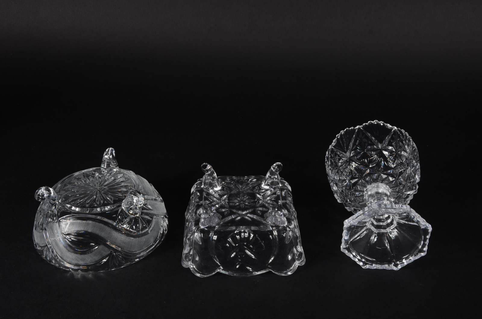 Três bombonieres de cristal europeu lapidado - foto 6 de 6