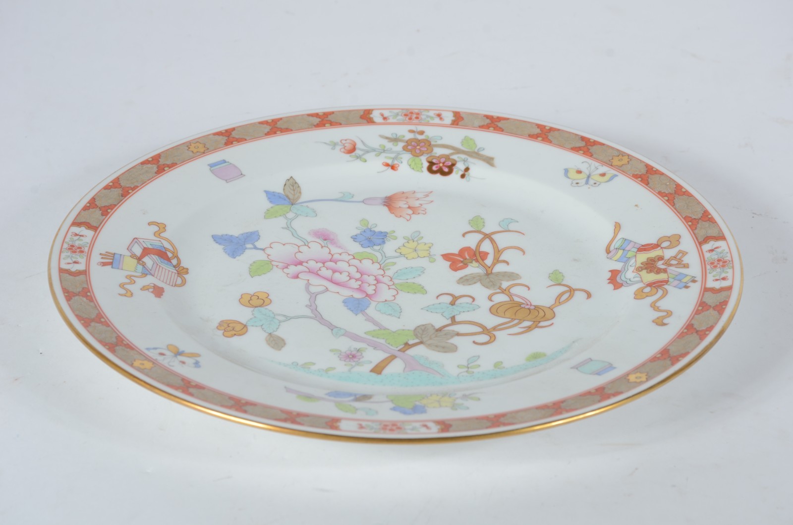 Prato de porcelana Húngara decorado ao gosto japones. - foto 1 de 5