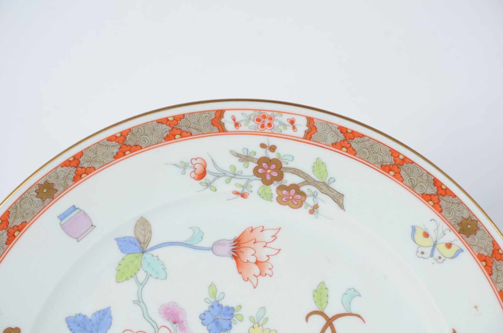 Prato de porcelana Húngara decorado ao gosto japones. - foto 2 de 5