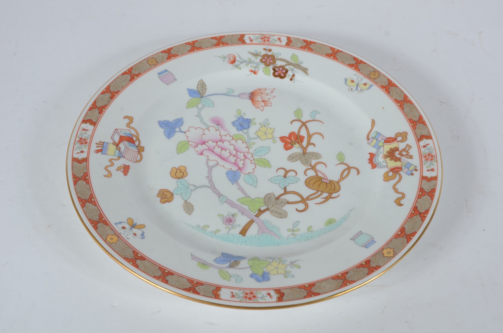 Prato de porcelana Húngara decorado ao gosto japones. - foto 3 de 5