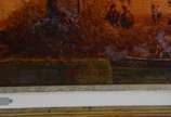 Vincenzo Cencin (1925-2010),  - Óleo sobre tela colado em madeira. Precisando de restauro.