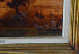 Vincenzo Cencin (1925-2010),  - Óleo sobre tela colado em madeira. Precisando de restauro.