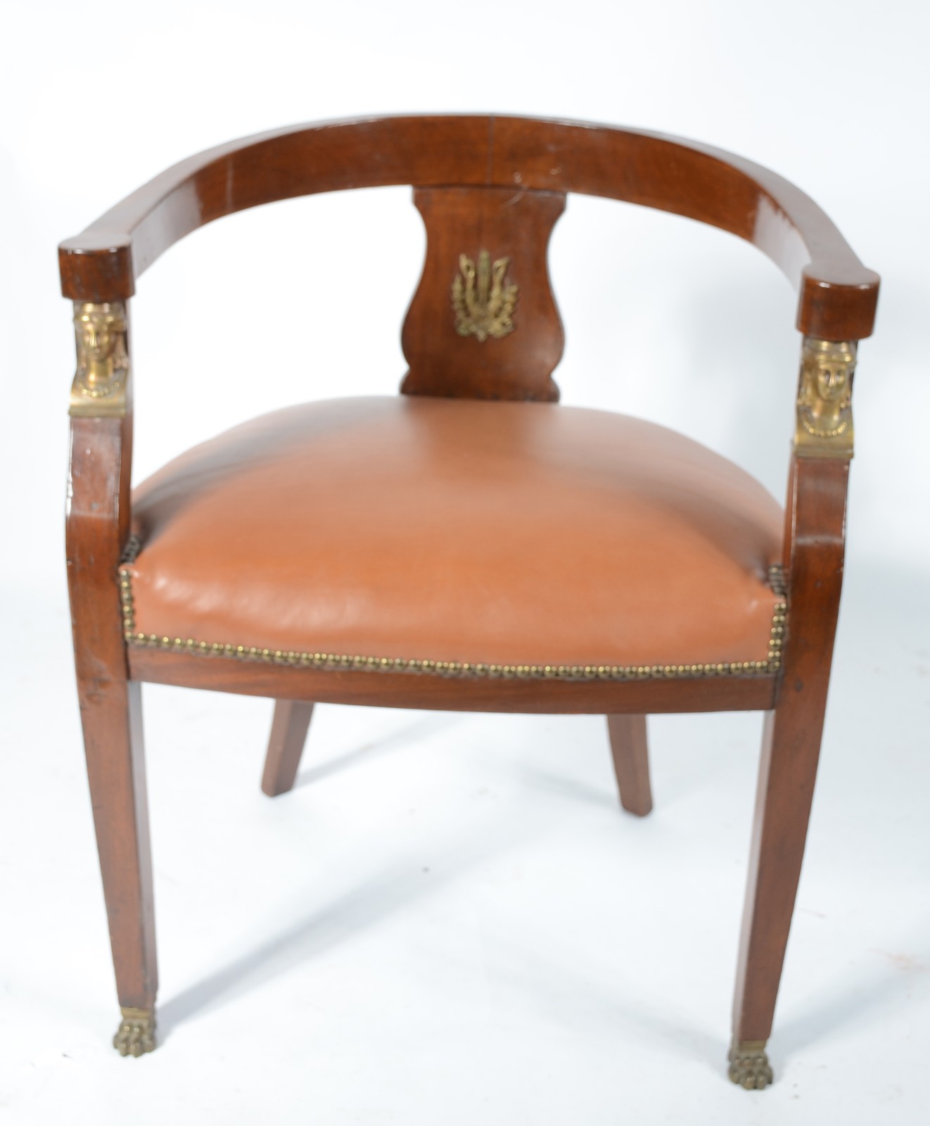 Mesa escrivaninha de madeira nobre, estilo "Empire" frances... - foto 11 de 11