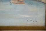 Sylvio Pinto (1918-1997), Ilha do Governador - Óleo sobre tela. Precisando de restauro.
