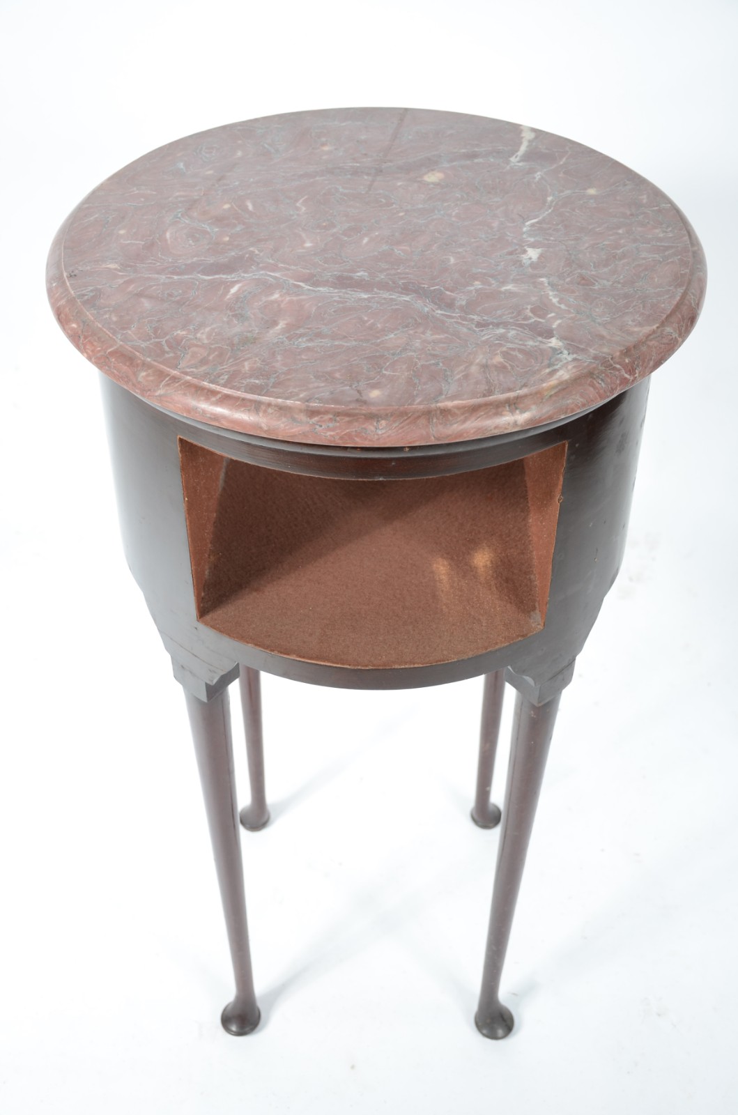 Mesa coluna de madeira nobre, estilo chipendale, tampo de mármore... - foto 3 de 7