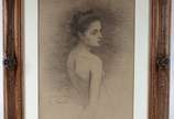 Eliseu Visconti (1866-1944), Figura Feminina - Desenho.