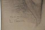 Eliseu Visconti (1866-1944), Figura Feminina - Desenho.