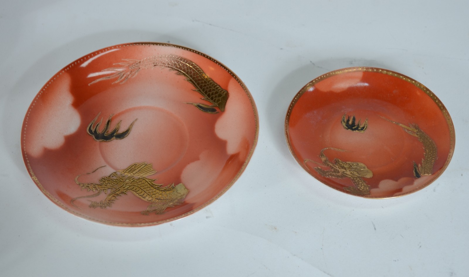 Serviço de chá e café de porcelana oriental "casca de ovo", composto... - foto 5 de 7