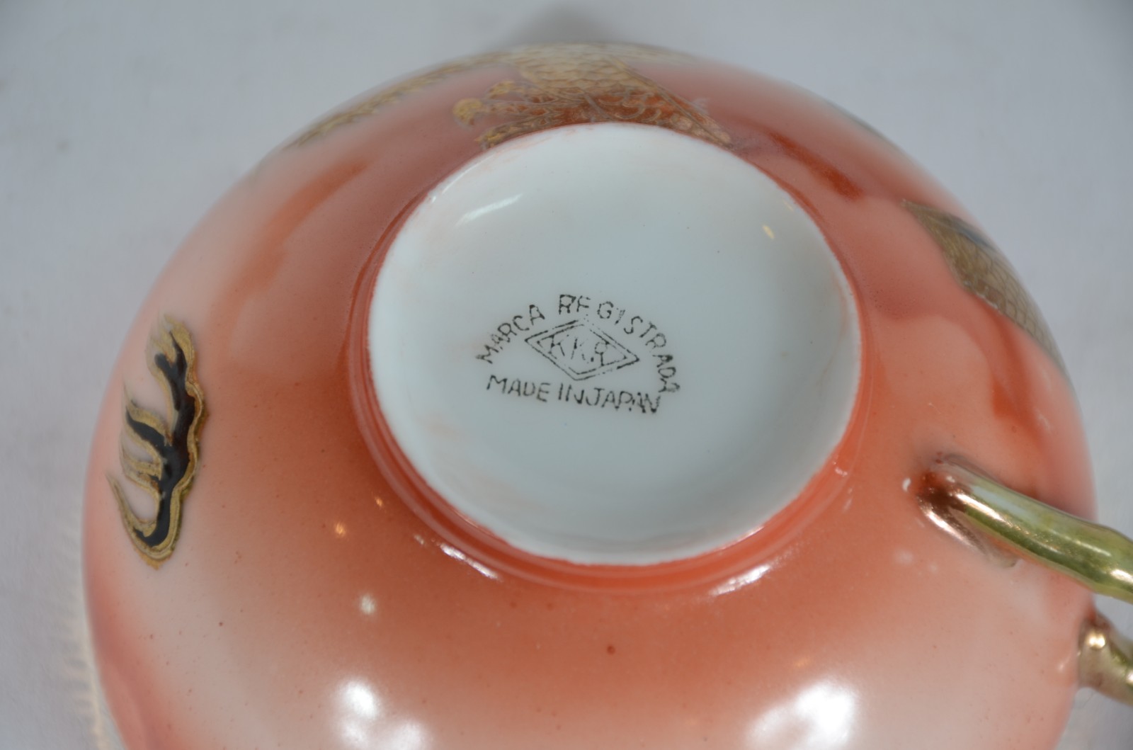 Serviço de chá e café de porcelana oriental "casca de ovo", composto... - foto 6 de 7
