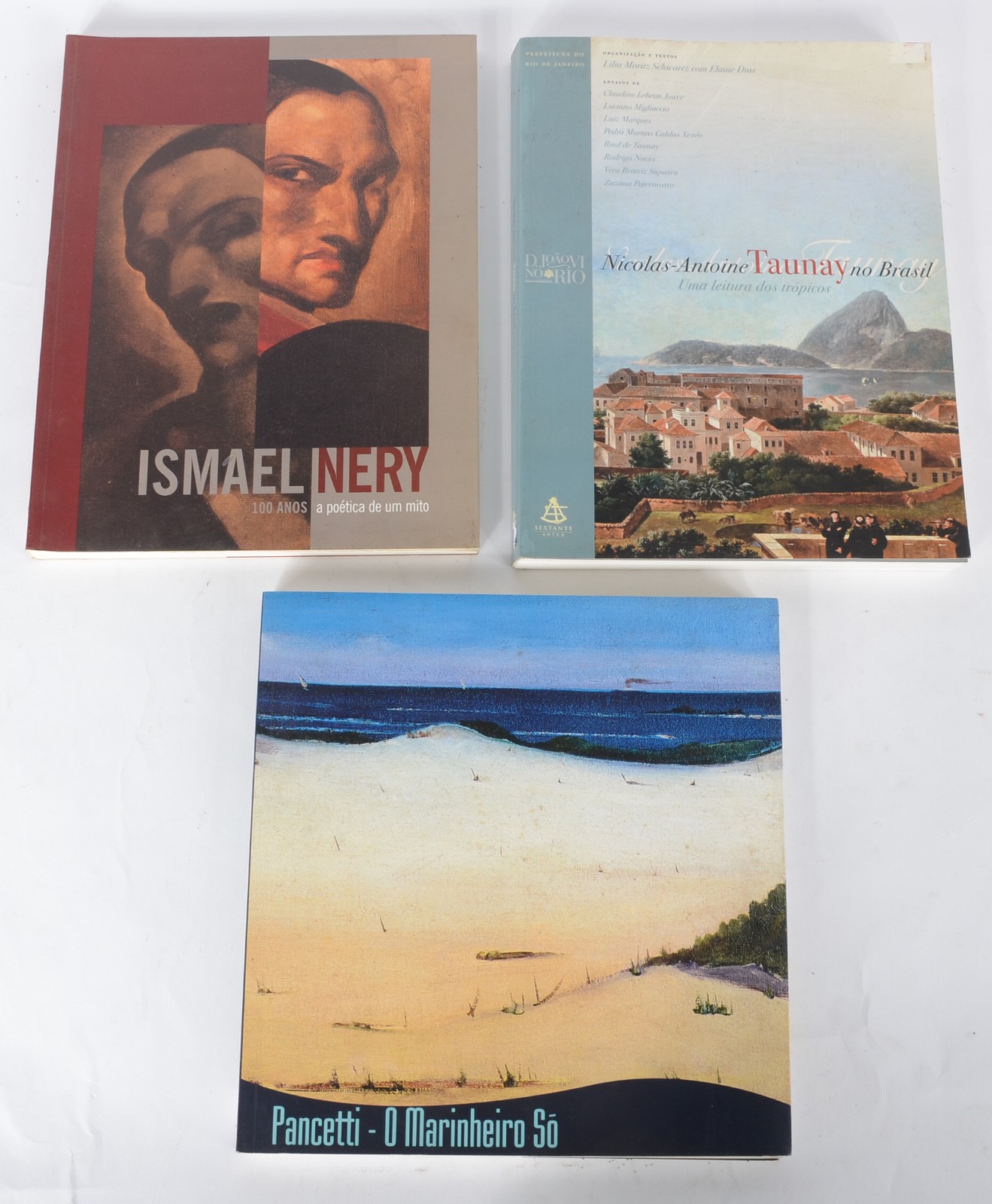 Três livros: A) Pancetti - O Marinheiro só. B) Nicolas Antoine Taunay... - foto 1 de 11