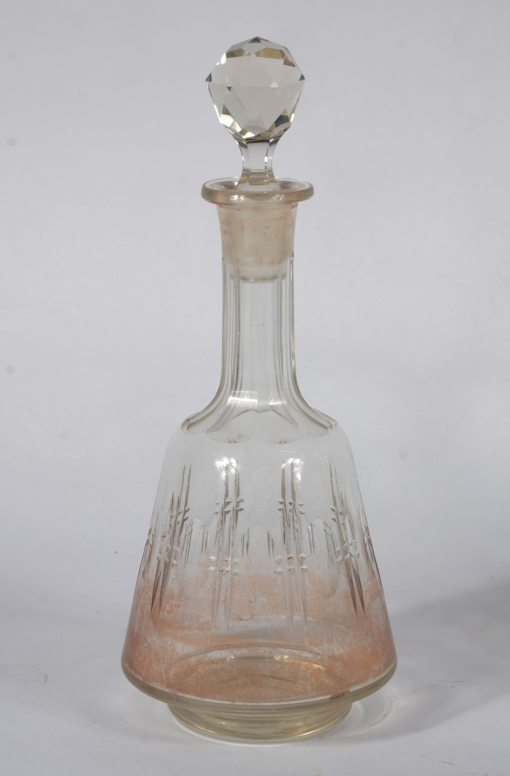 Jarra para água e licoreira de cristal tcheco lapidado. (licoreira... - foto 3 de 8