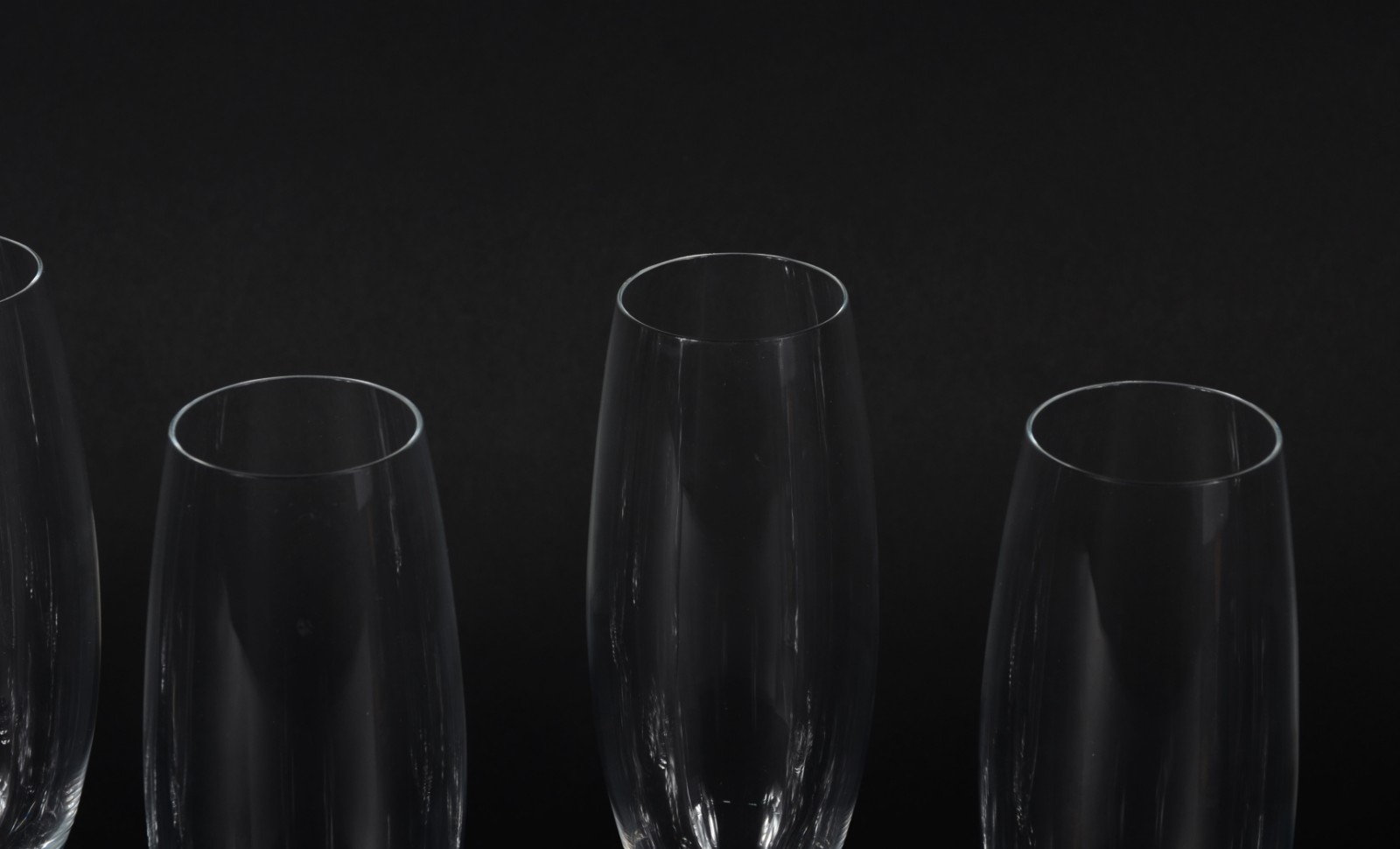 Seis flutes de cristal para champagne, 220 ml. - foto 2 de 3