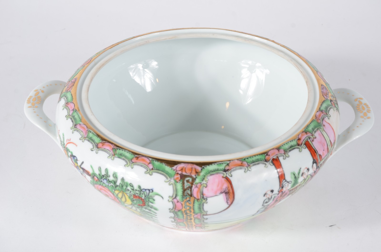 Serviço de jantar de porcelana "Lama" oriental, composto de: 23... - foto 5 de 8
