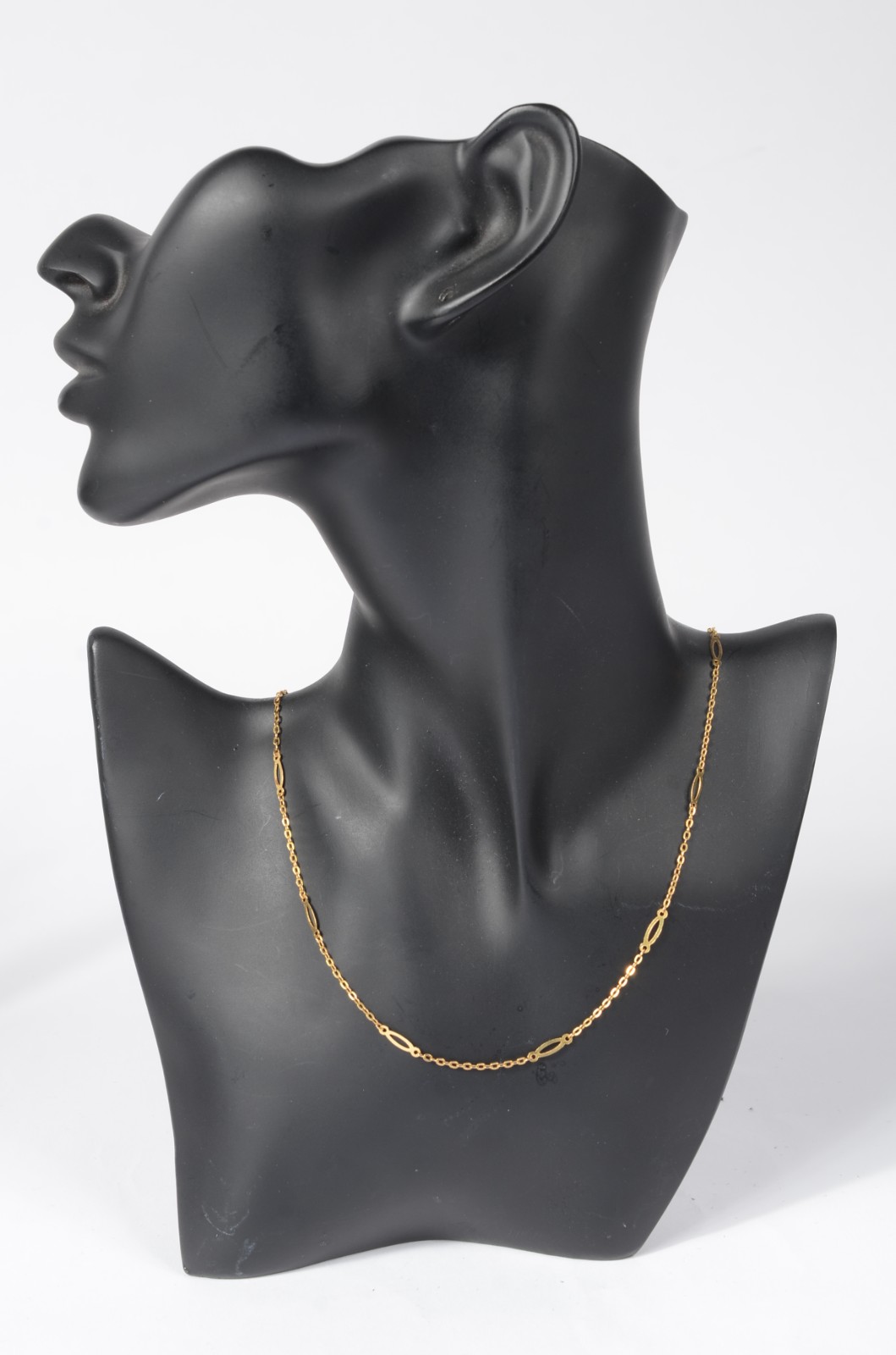 Colar feitio "italiano" de ouro 18 k., contraste 750 mls. (Por... - foto 5 de 5