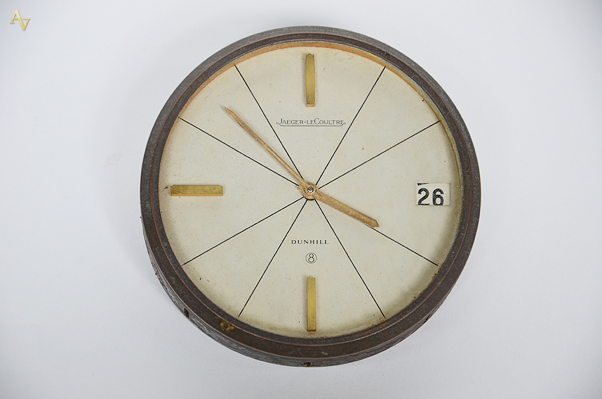 Relógio de mesa JAEGER LE COULTRE - Dunhill, feitio redondo, caixa de... - foto 1 de 2