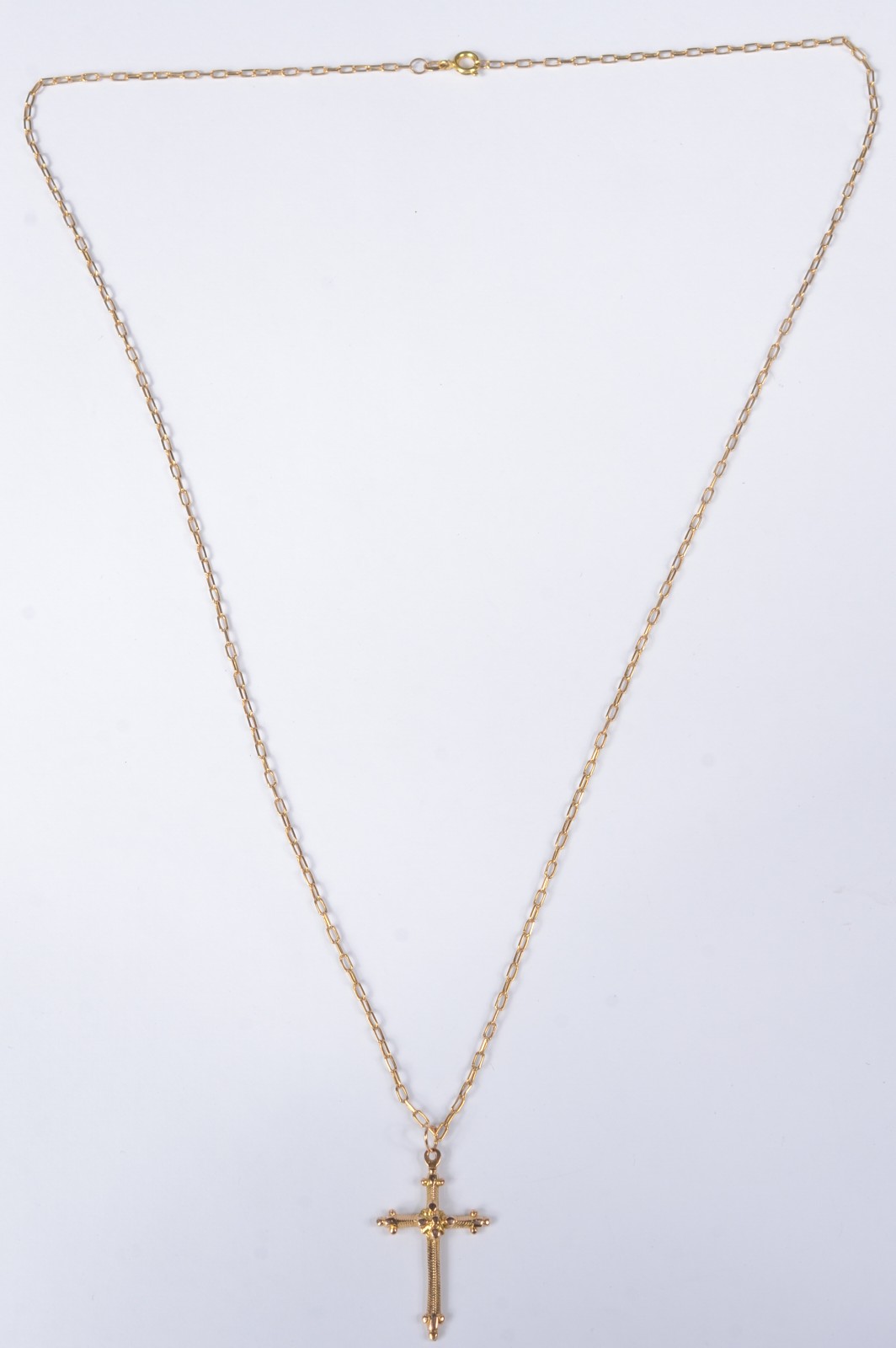 Colar de ouro 18 k. (Por motivos de segurança a peça não se encontra... - foto 2 de 5
