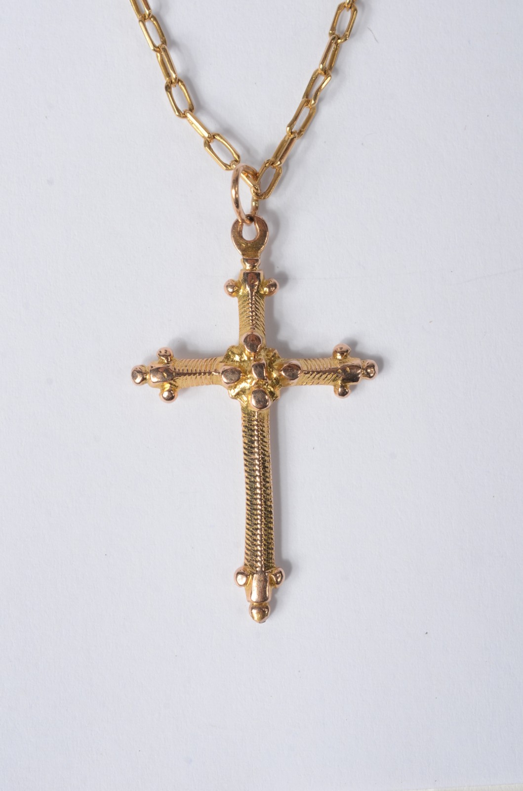 Colar de ouro 18 k. (Por motivos de segurança a peça não se encontra... - foto 3 de 5