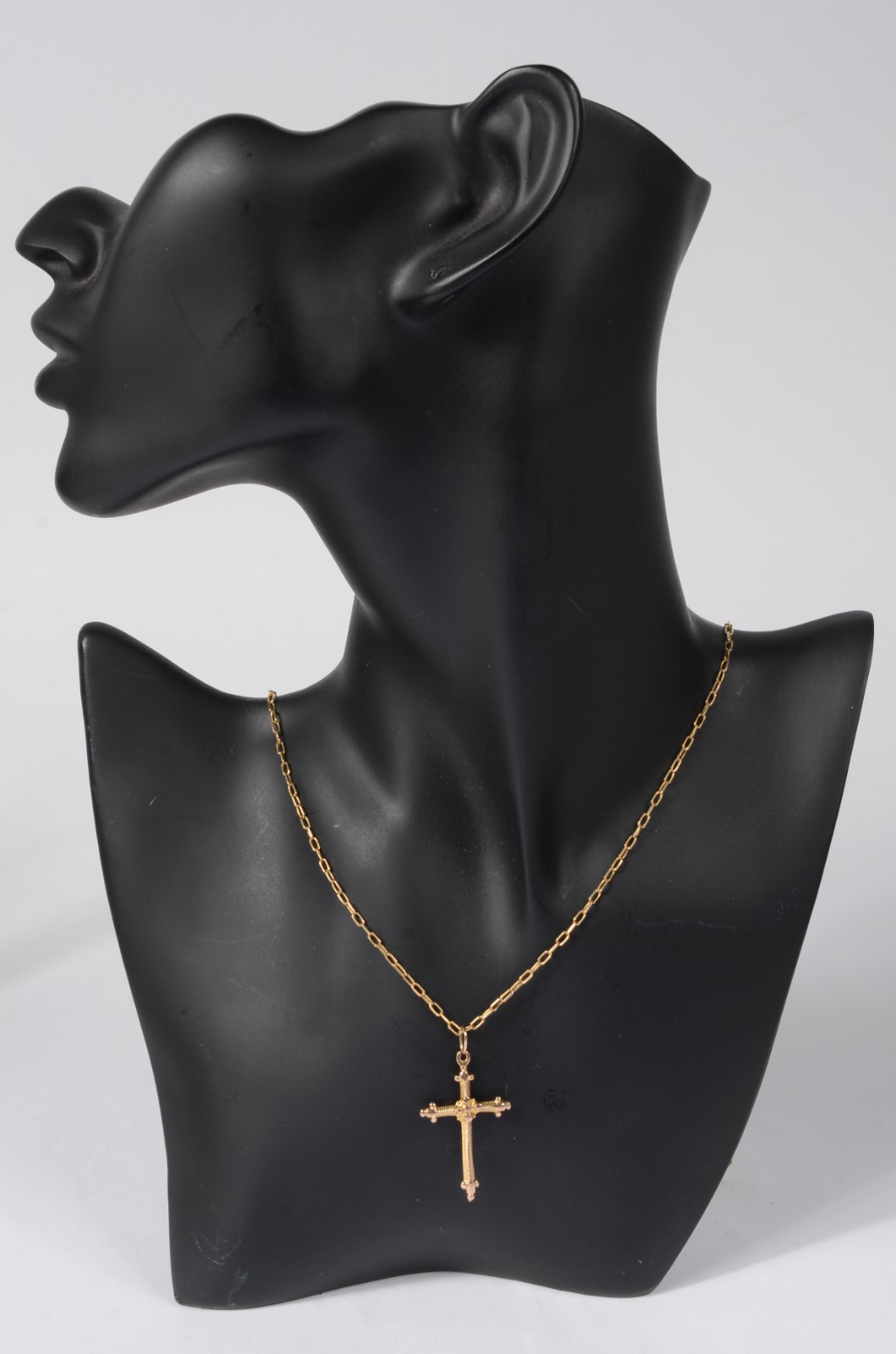 Colar de ouro 18 k. (Por motivos de segurança a peça não se encontra... - foto 5 de 5