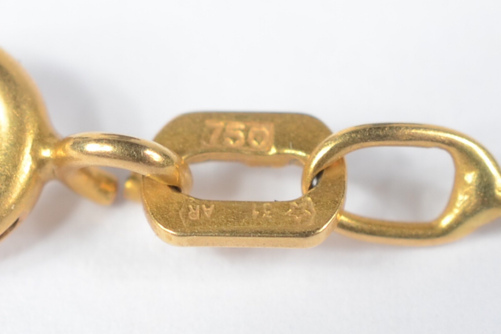 Colar de ouro 18 k., contraste 750 mls. (Por motivos de segurança a... - foto 4 de 5