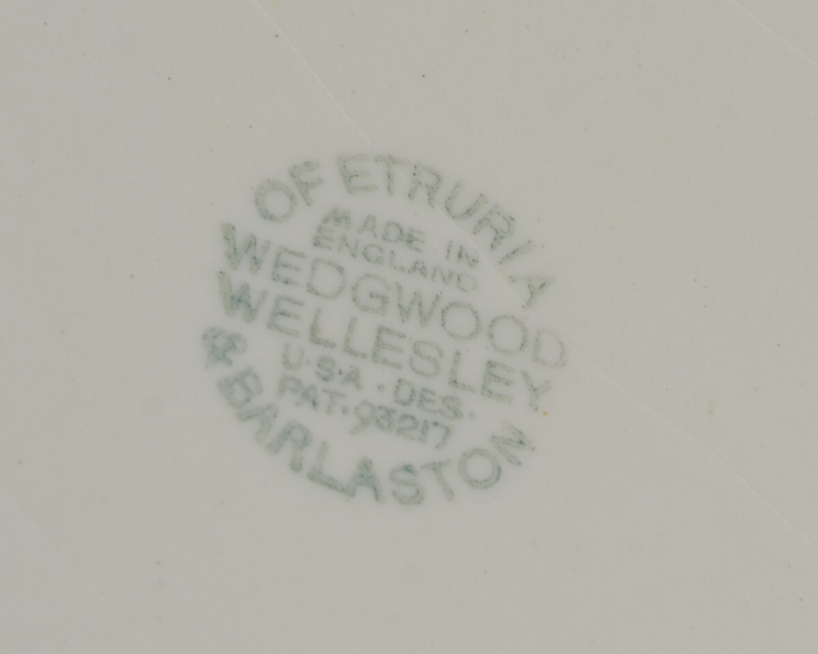 Aparelho de jantar de faiança inglesa Wedgwood na cor creme com grega... - foto 7 de 7