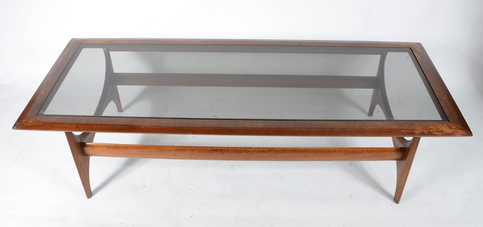 Conjunto de mesa de centro e mesa lateral de madeira nobre, tampos de... - foto 2 de 11
