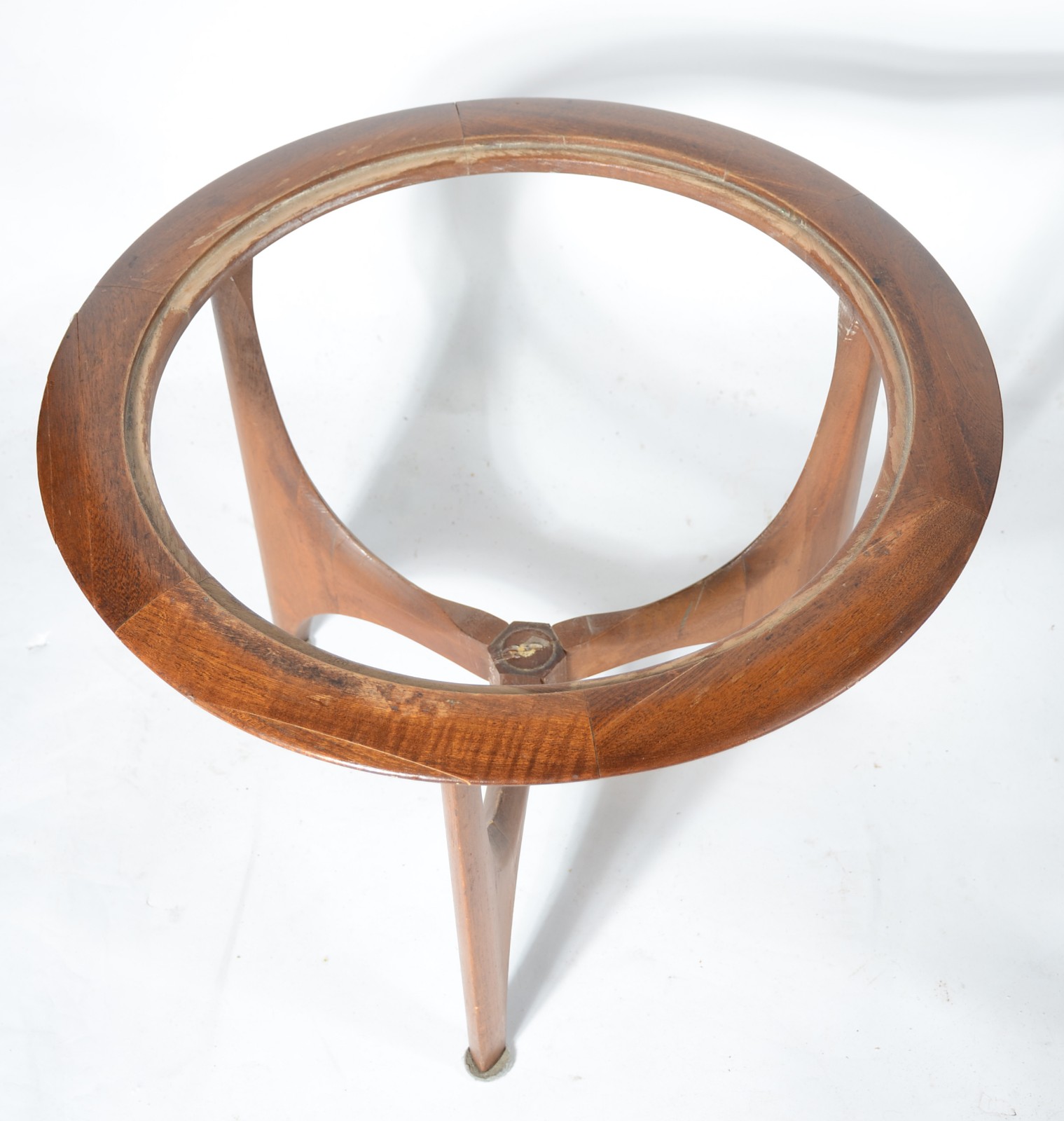 Conjunto de mesa de centro e mesa lateral de madeira nobre, tampos de... - foto 3 de 11